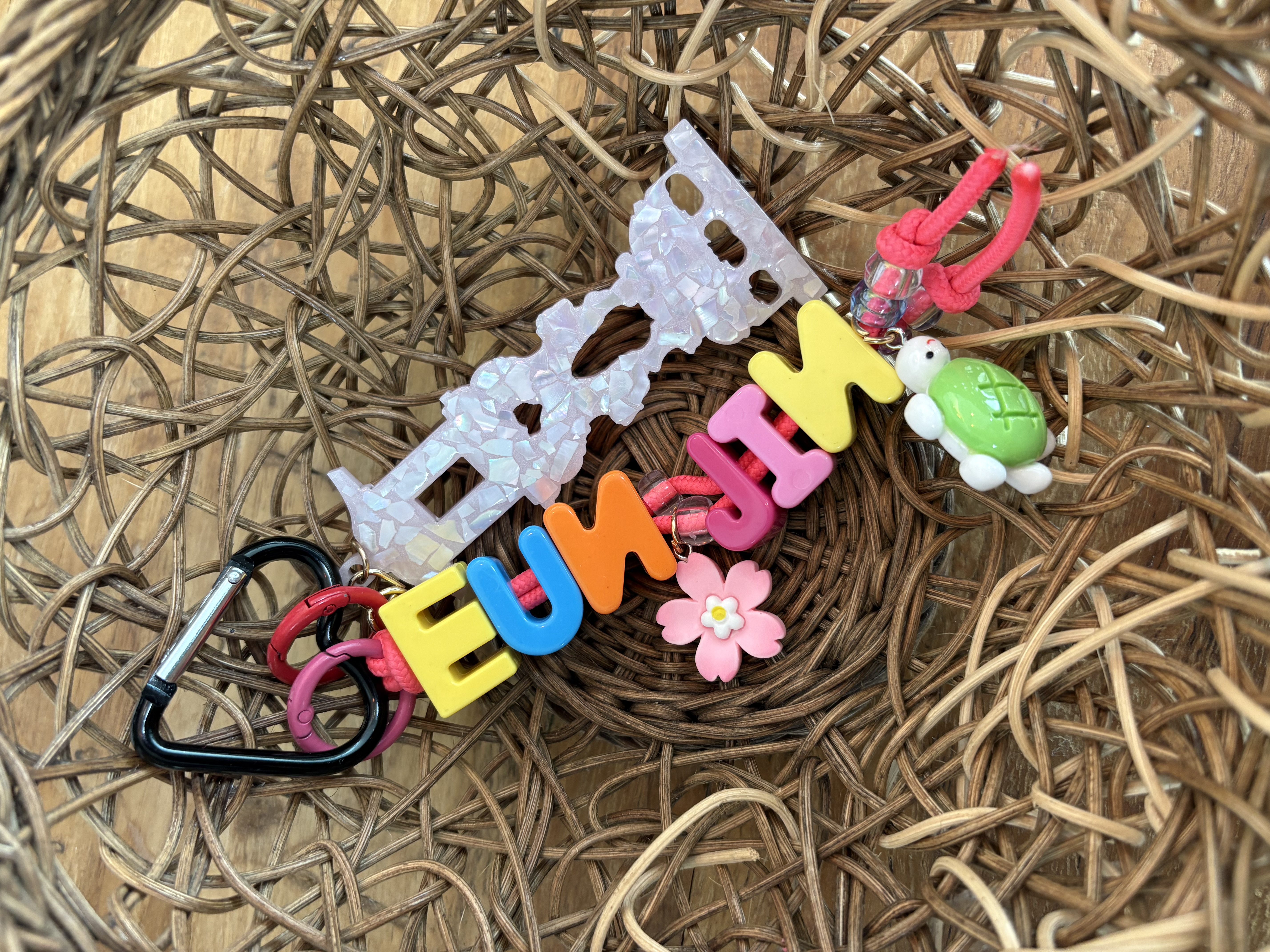 레진아트 쌍사자석등 키링만들기